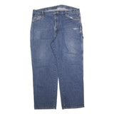 DICKIES Mens Jeans Blue Regular Straight Denim Medium W38 L30 Workwear Zip