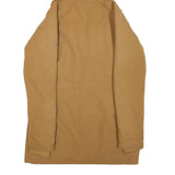 COLUMBIA Womens Brown Outdoor Jacket S Polyester Blend Woven Plain Zip Hooded