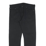 LEVI'S 513 Mens Jeans Black Regular Straight Denim W36 L30 Zip Cotton Blend
