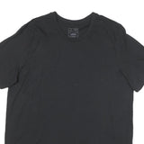 ADIDAS Mens Black Team Graphic T-Shirt L Short Sleeve Crew Neck Sports Casual