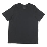 ADIDAS Mens Black Team Graphic T-Shirt L Short Sleeve Crew Neck Sports Casual