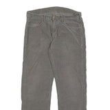 CARHARTT Mens Cotton Grey Regular Straight Trousers W29 L32 Casual Workwear