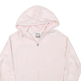 PUMA Womens Pink Hooded Jacket S Polyester Blend Zip Plain Lightweight