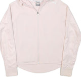 PUMA Womens Pink Hooded Jacket S Polyester Blend Zip Plain Lightweight