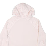 PUMA Womens Pink Hooded Jacket S Polyester Blend Zip Plain Lightweight