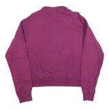 CHAMPION Womens Red 1/4 Zip XL Sweatshirt Logo Pullover Sports Casual