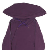 ADIDAS Womens Purple Hoodie S Cotton Blend Casual Sporty Sweatshirt