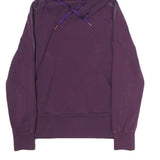 ADIDAS Womens Purple Hoodie S Cotton Blend Casual Sporty Sweatshirt