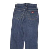 DICKIES Mens Jeans Blue Regular Straight Denim W27 L30 Workwear Casual Style