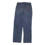 DICKIES Mens Jeans Blue Regular Straight Denim W27 L30 Workwear Casual Style