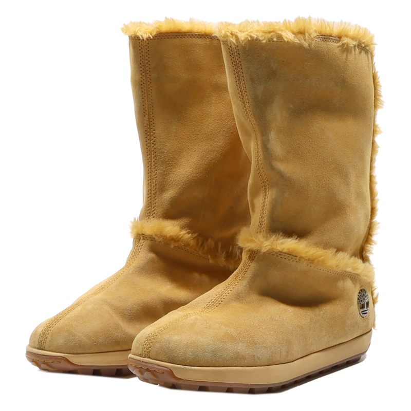 TIMBERLAND Snow Boots Brown Leather Womens UK 9