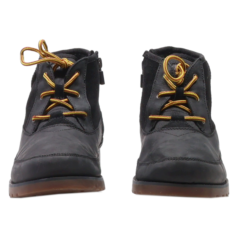 UGG Lace-Up Boots Black Leather Womens UK 5