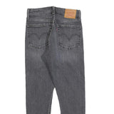 LEVI'S 501S BIG E Womens Slim Grey Denim Raw W24 L25 Slim Fit Jeans