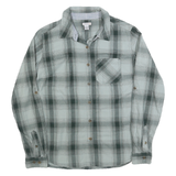 CARHARTT Mens Green & Grey Check Shirt XS Cotton Blend Casual Workwear