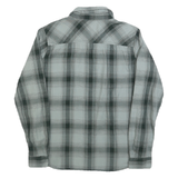CARHARTT Mens Green & Grey Check Shirt XS Cotton Blend Casual Workwear