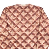 BELOVED Womens Brown Crew Neck M Printed Polyester Sweatshirt Pullover