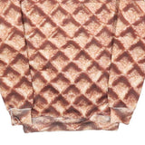 BELOVED Womens Brown Crew Neck M Printed Polyester Sweatshirt Pullover