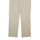 DICKIES Mens Cotton Blend Beige Regular Straight Trousers W27 L28 Workwear