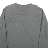 DKNY Mens Grey Cotton Blend Crew Neck Sweatshirt L Casual Pullover