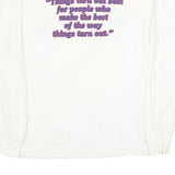 GILDAN Mens White Creekside Wildcats Basketball Long Sleeve Crew Neck Cotton