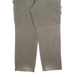 CARHARTT Mens Cotton Blend Relaxed Cargo Trousers W42 L32 Brown Workwear