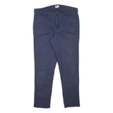 LEVI'S Mens Cotton Blend Blue Slim Slim Leg Trousers W32 L27 Casual Comfort