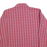 WRANGLER Mens Red & Cream Check Shirt XL Classic Western Cowboy Cotton Blend