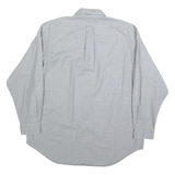 RALPH LAUREN Mens Blue Plain Shirt XL Classic Fit Button-Down Collar Cotton