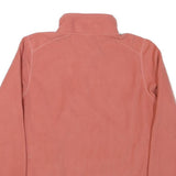 THE NORTH FACE Womens Pink Plain Pullover Polyester Blend Crew Neck Jumper L