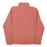 THE NORTH FACE Womens Pink Plain Pullover Polyester Blend Crew Neck Jumper L