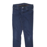 TOMMY HILFIGER Womens Jeans Blue Slim Skinny Denim Medium W28 L32 Zip Closure