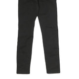LEVI'S Womens Black Regular Skinny Denim Raw W26 L27 Slim Fit Stretch Jeans