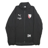 PUMA Mens Black FC L Nylon Zip Jacket L Sports Team Football Training