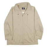 BOGNER Womens Beige Polyester Zip Jacket UK 14 Plain Lightweight Casual Outdoor