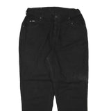 LEE Womens Black Relaxed Jeans Cotton Blend W30 L28 Casual Comfort Zip Closure