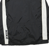 NIKE Mens Black & White Sportswear Zip Jacket 2XL Polyester Plain Lightweight