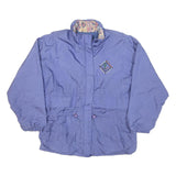 GEMINI SPORT Womens Purple Zip Jacket UK 10 Polyester Plain Lightweight Casual