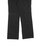 CALVIN KLEIN JEANS Womens Black Regular Straight Denim Woven W30 L30 Zip Cotton