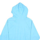 LEVI'S Womens Blue & White Hoodie L Cotton Blend Casual Stylish Hooded