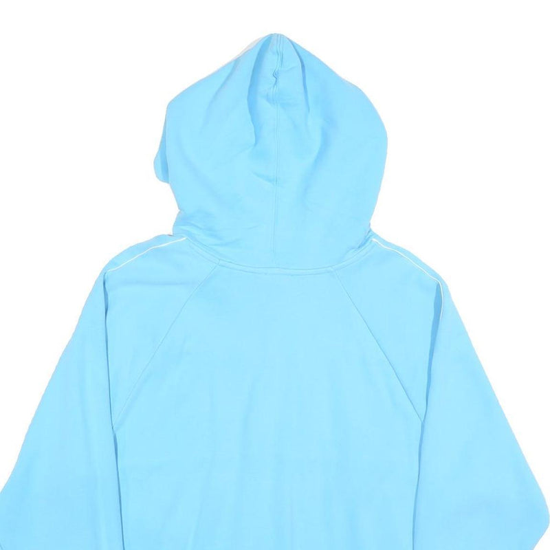 LEVI'S Womens Blue & White Hoodie L Cotton Blend Casual Stylish Hooded