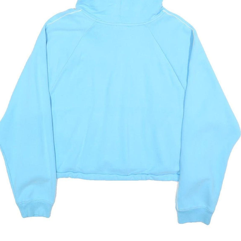 LEVI'S Womens Blue & White Hoodie L Cotton Blend Casual Stylish Hooded