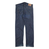 LEVI'S 506 Mens Jeans Blue Regular Straight Denim Medium W38 L34 Classic Fit Zip