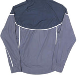 NIKE Womens Navy & Grey Zip Hooded Polyester Blend Jacket XS Sportswear