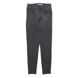 LEVI'S Womens Slim Black Denim Slim Fit Skinny Jeans W27 L26 Stretch