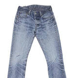 LEVI'S Mens Blue Regular Fit Straight Leg Denim Light Wash Jeans W30 L32 Classic