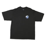 VANS Mens Black & Blue Graphic T-Shirt M Short Sleeve Crew Neck Cotton Blend