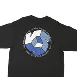 VANS Mens Black & Blue Graphic T-Shirt M Short Sleeve Crew Neck Cotton Blend