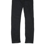 LEVI'S Mens Black Slim Skinny Denim Medium W30 L33 Jeans Zip Closure