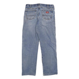 DICKIES Mens Blue Regular Jeans Denim W34 L32 Workwear Casual Zip Closure
