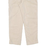 LEVI'S Mens Regular Cream Cotton Straight Fit Trousers W33 L28 Casual Wear